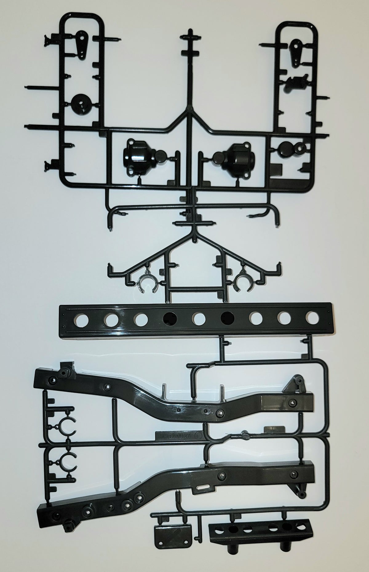 Tamiya F & B Parts Trees – Bumper & Chassis Parts (58242, 50736)