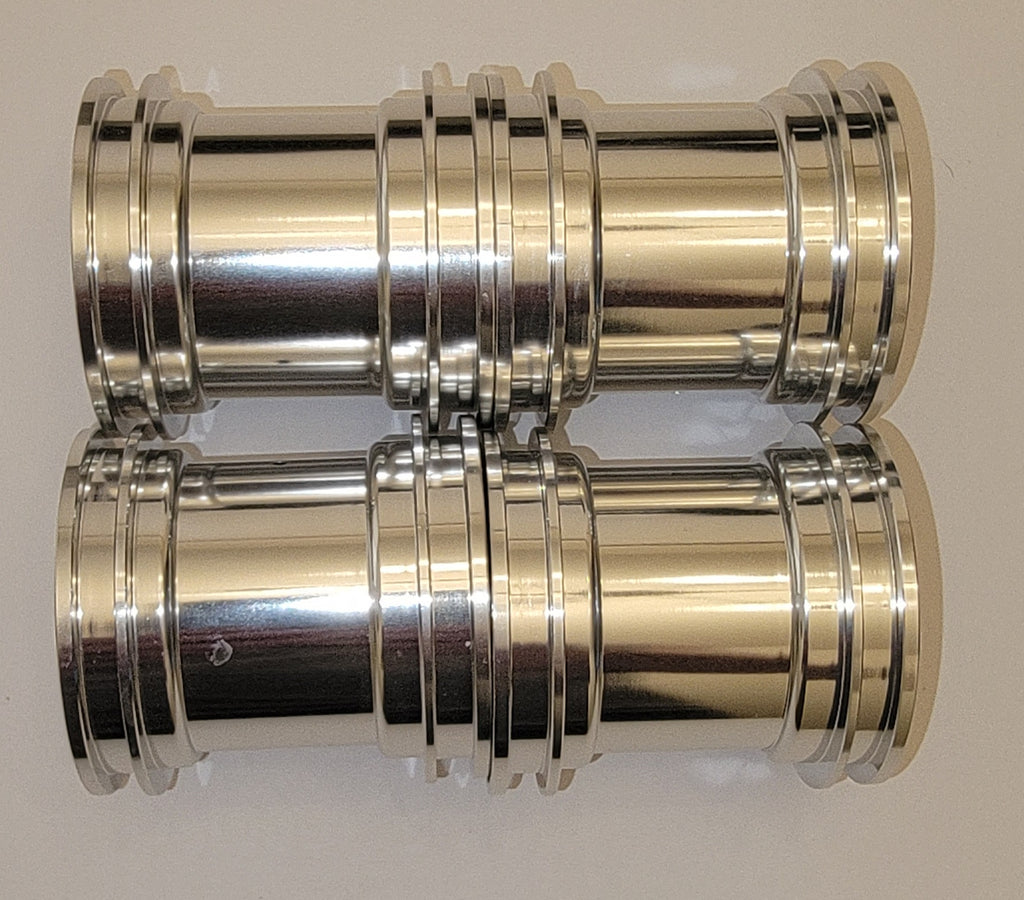 Aluminum RC Wheels for Tamiya WR-02, G6-01 & Konghead (55mm x 58.5mm, Set of 4)