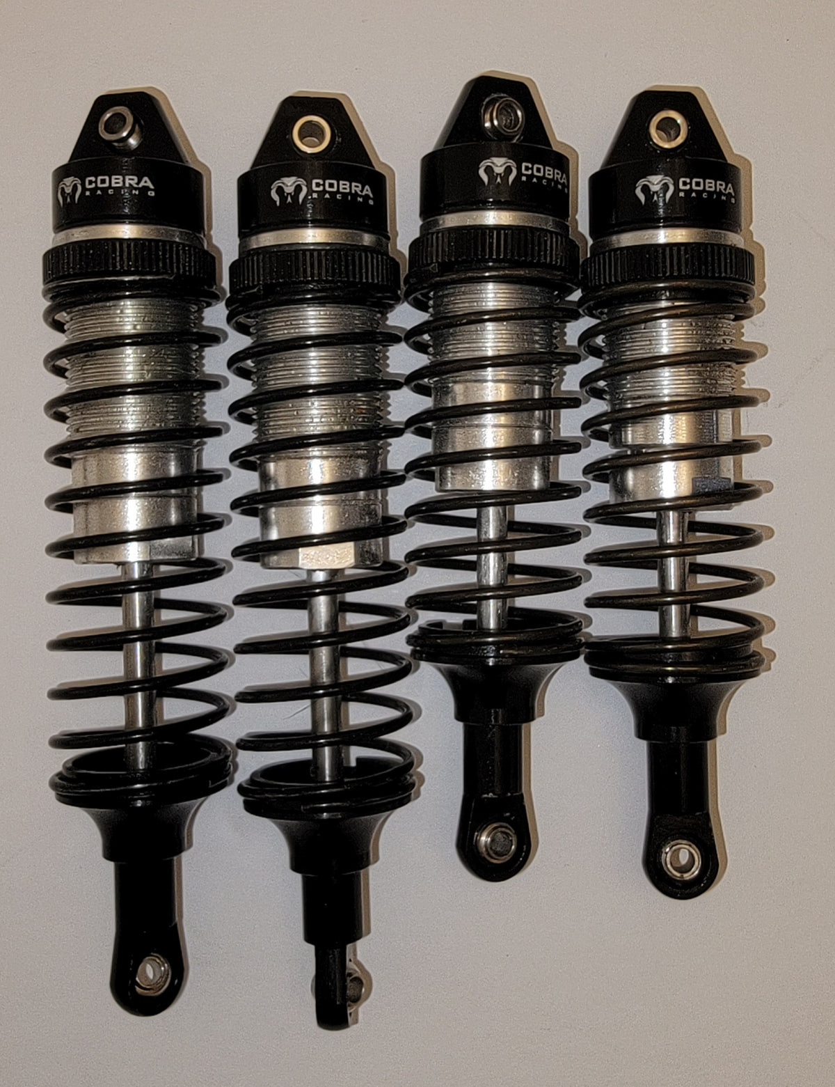 Cobra Big Bore Oil Shocks – Fits Traxxas Stampede, Off-Road Suspension Upgrade (Used)