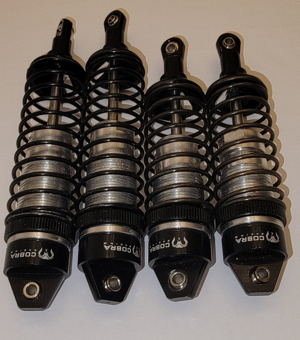 Cobra Big Bore Oil Shocks – Fits Traxxas Stampede, Off-Road Suspension Upgrade (Used)