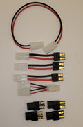 RC Battery Connector Adapter Set – Tamiya to Traxxas & Dean's T-Plug (New)