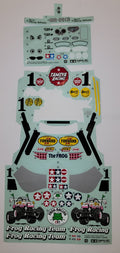 Tamiya Comical Frog OEM Decal Sheet – Genuine RC Kit Decals