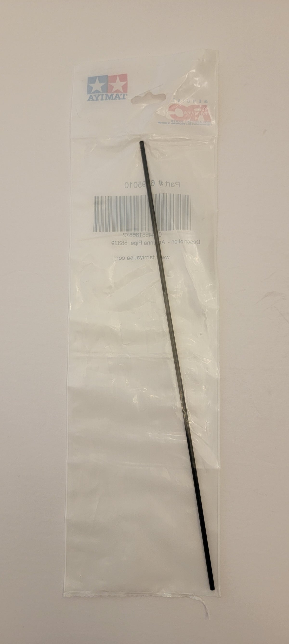 Tamiya Black Antenna Tube – OEM Replacement for RC Cars & Trucks (New)