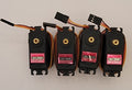 High Torque Metal Gear Servos for RC Cars, Trucks & Crawlers (4-Pack)
