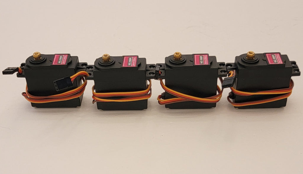 High Torque Metal Gear Servos for RC Cars, Trucks & Crawlers (4-Pack)